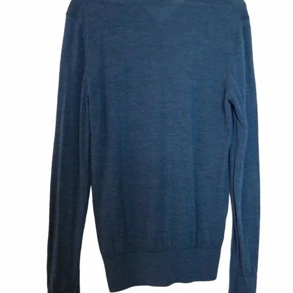 All Saints LS Merino Polo Sweater M - Picture 3 of 5